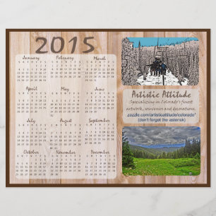 Colorado 2015 årlig zazzle promo-kalender