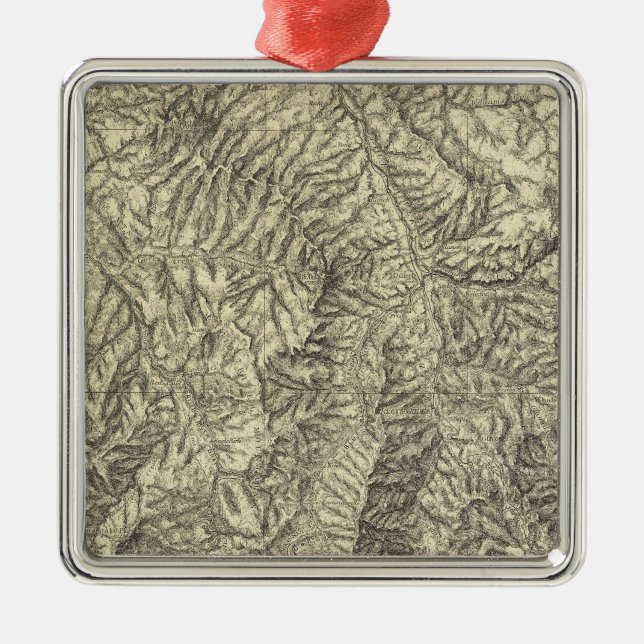 Colorado 2 julgransprydnad metall (Framsidan)