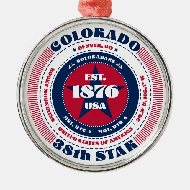 Colorado 38th State jul Ornament (Framsidan)