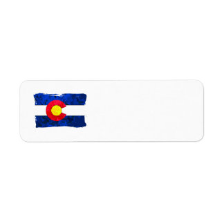 COLORADO-Adressetiketter Returadress Etikett