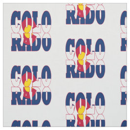 Colorado amerikanstatlig flagga tyg
