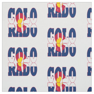Colorado amerikanstatlig flagga tyg