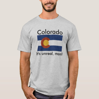 Colorado är det overkligt tee shirt
