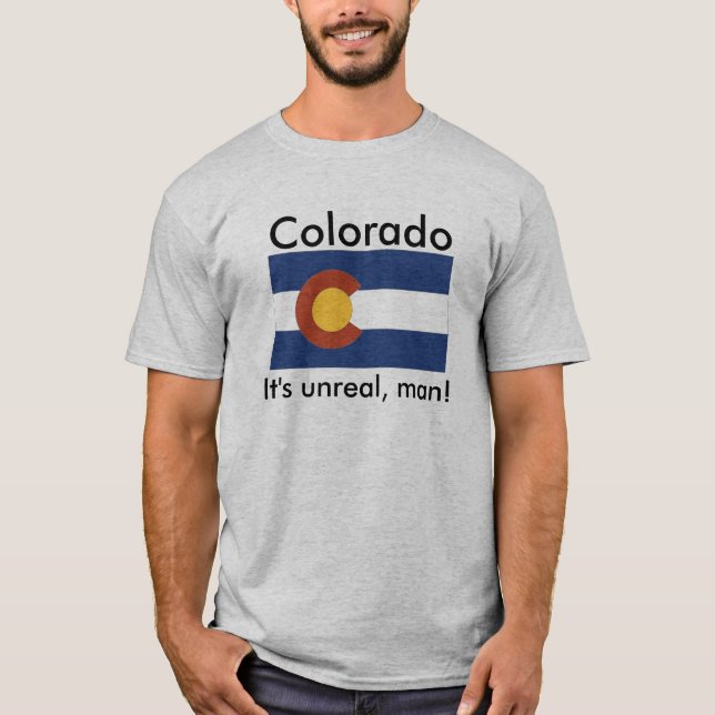 Colorado är det overkligt tee shirt (Framsida)