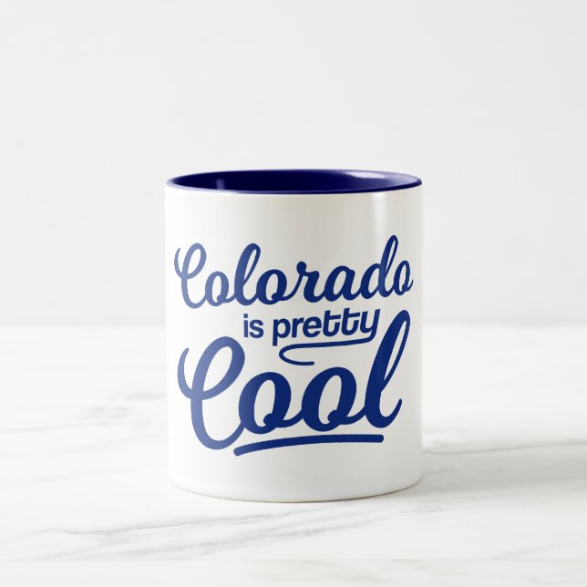 Colorado är Söt Coola Två-Tonad Mugg (Center)