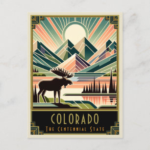 Colorado Art Deco Vykort