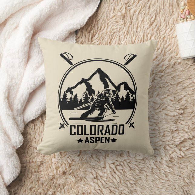 Colorado Aspen Skidort Kudde (Filt)