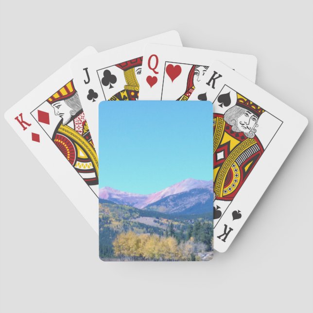 Colorado aspen som leker kort casinokort (Baksidan)