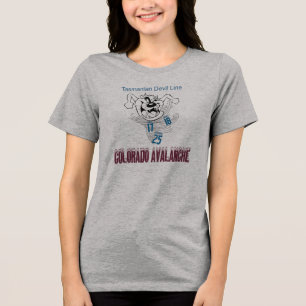 Colorado Avalanche Tasmanian Devil Line T Shirt