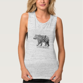 Colorado Bear | Krackat Löv | Tank av muskler Tee