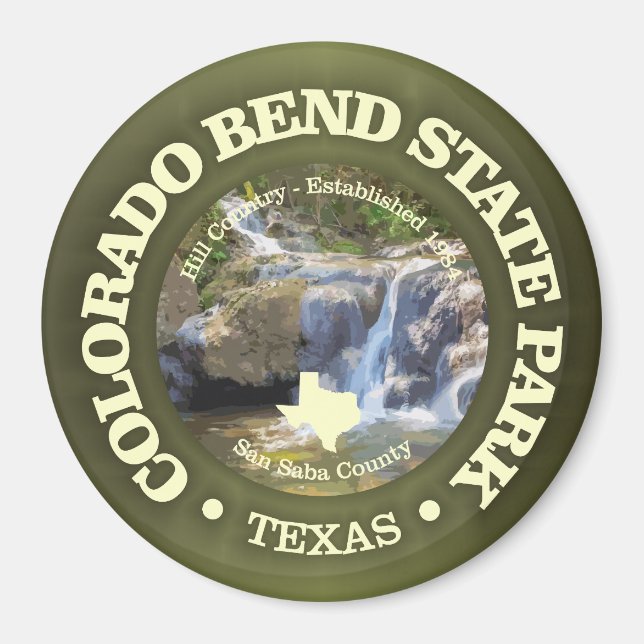 Colorado Bend SP Magnet (Framsidan)