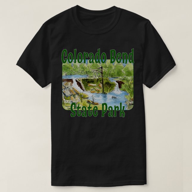 Colorado Bend State Park Texas T Shirt (Design framsida)