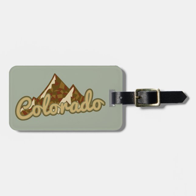 Colorado berg bagagebricka (Horisontell Framsida)