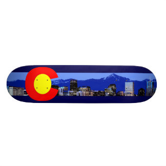 Colorado bergflagga skateboard bräda 20 cm