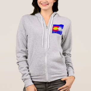 Colorado bergflagga t shirt