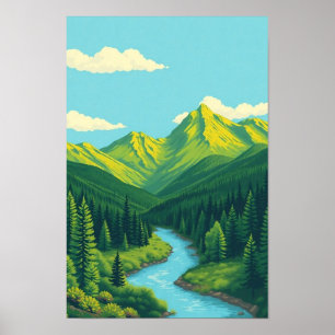 Colorado Berglandskap väggkonst