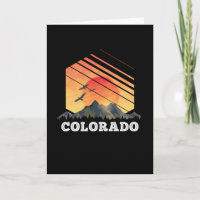 Colorado Bergs Solnedgång USA Amerika Gåvor