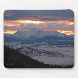 Colorado bergsolnedgång Mousepad Musmatta