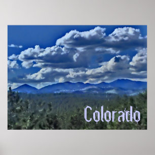 Colorado bergsposter poster