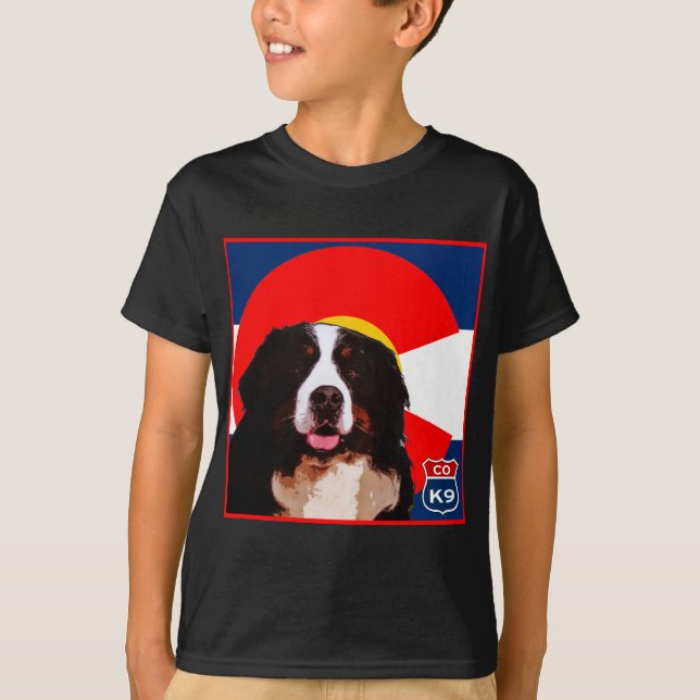 Colorado Bernese berghund Tee Shirt (Framsida)