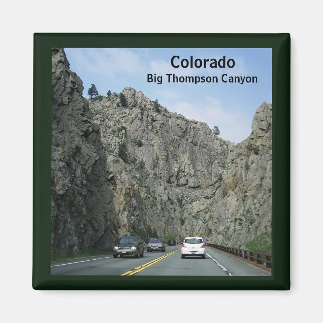 Colorado Big Thompson Canyon Magnet (Framsidan)