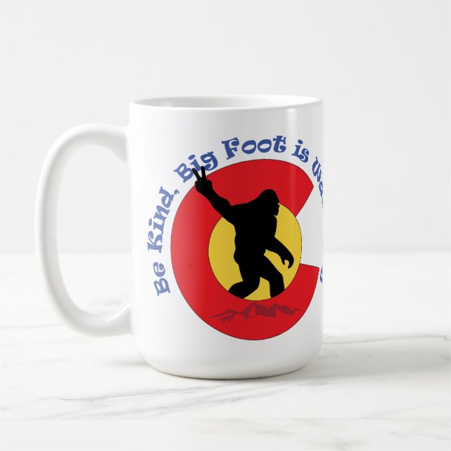 Colorado Bigfoot kaffe mugg (Vänster)