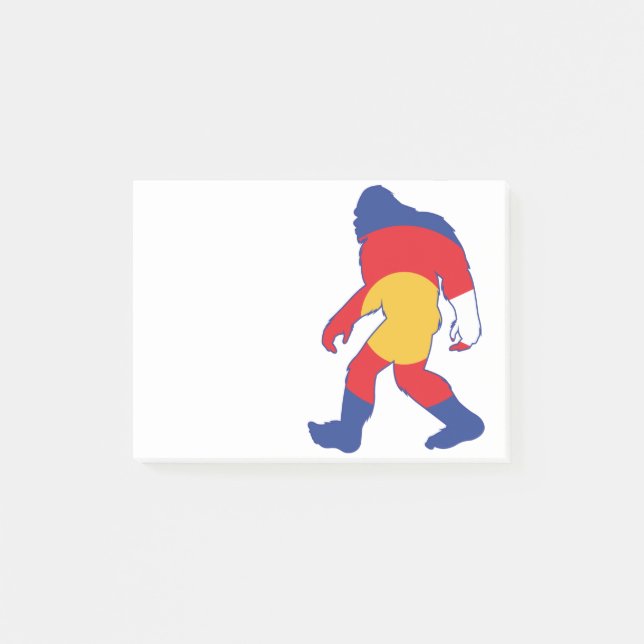 Colorado-Bigfoot Post-it Block (Framsida)