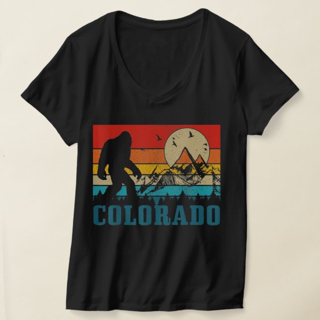 Colorado Bigfoot T Shirt (Laydown)