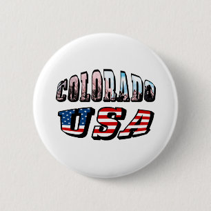 Colorado Bild och USA Text Knapp