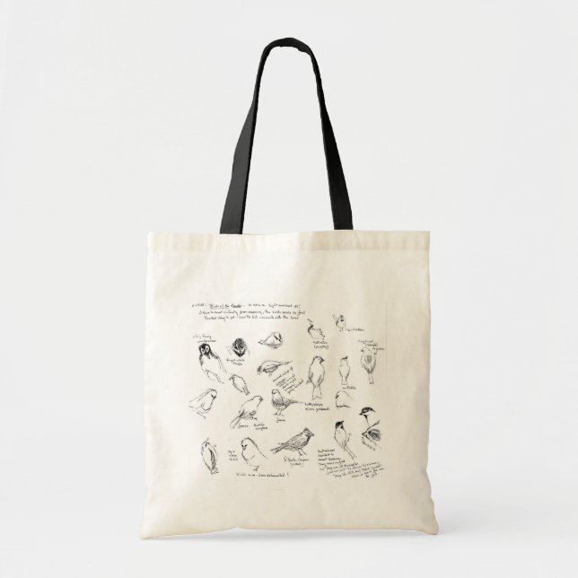 Colorado Birds Tote Bag Tygkasse (Framsidan)