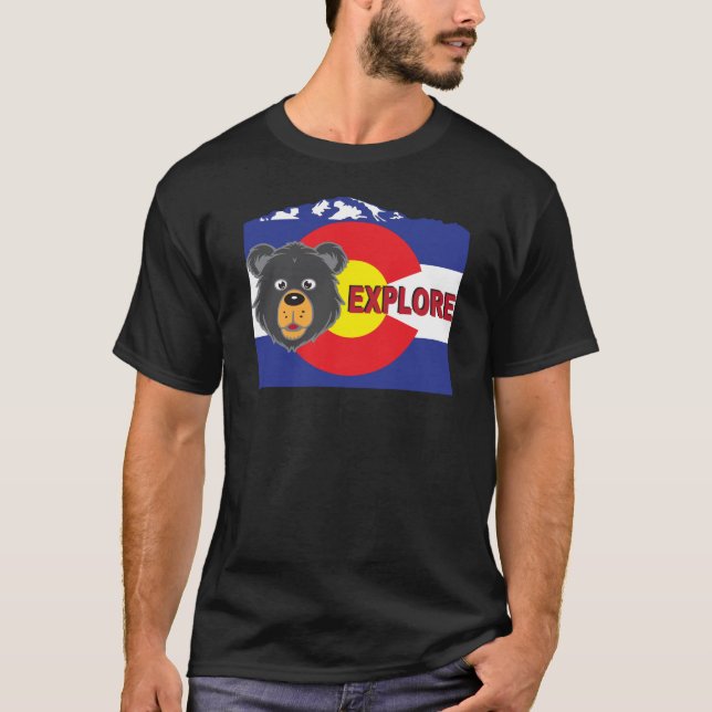 Colorado Black Bear T-Shirt (Framsida)