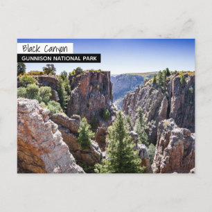 Colorado Black Canyon Vykort