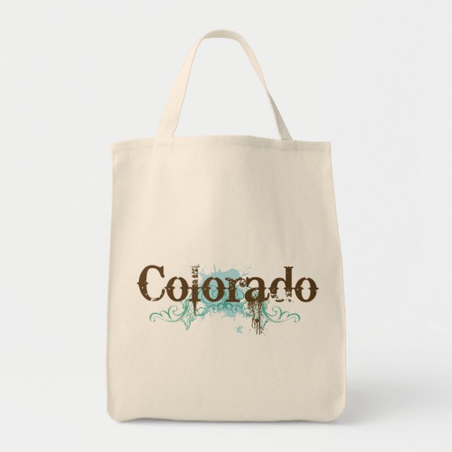 Colorado blått tygkasse (Framsidan)