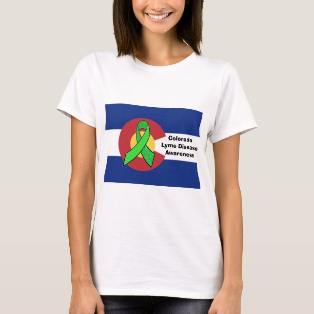 Colorado-borrelia medvetenhet t-shirt (Framsida)