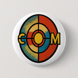 Colorado Bullseye Halftone Flag Knapp