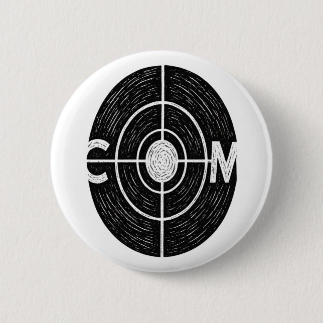 Colorado Bullseye Halvton Flagga Knapp (Framsida)