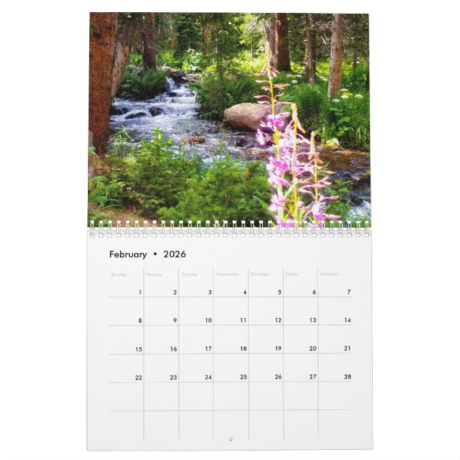 Colorado Calendar Kalender (Feb 2026)