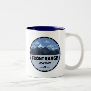 Colorado Camping från Front Range Mountains Två-Tonad Mugg