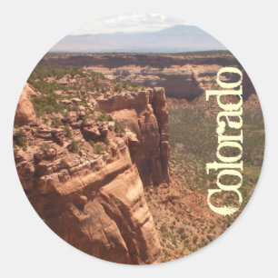 Colorado canyon-dekal runt klistermärke