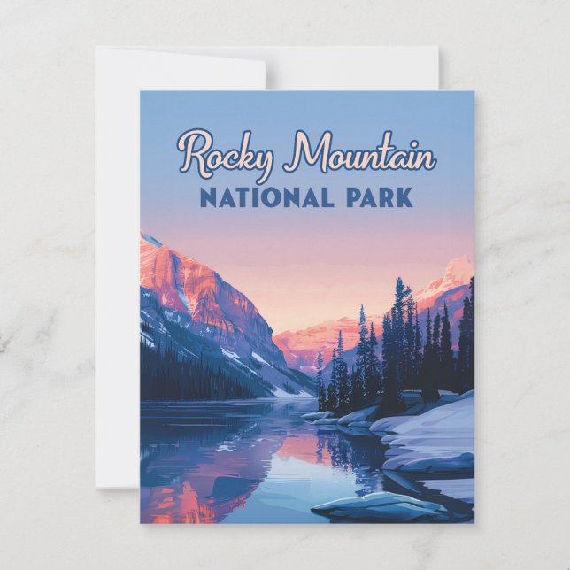 Colorado Card för nationalparken Rocky Mountain (Framsida)