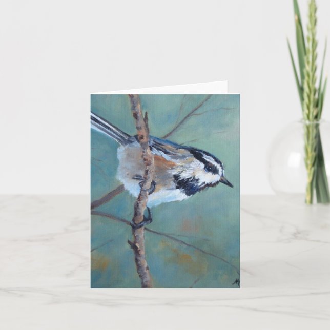Colorado Chickadee Tillfällen Greeting Card Kort (Framsida)