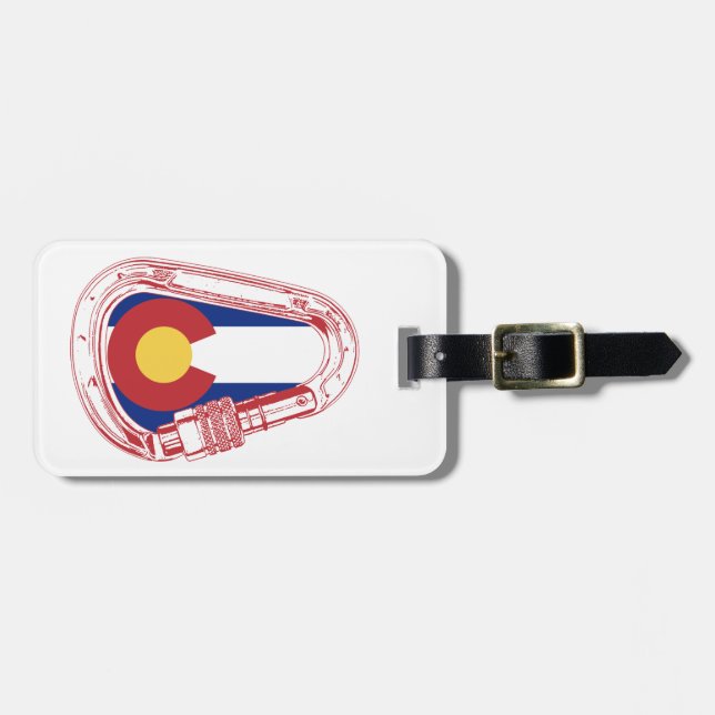 Colorado Climate Carabiner Bagagebricka (Horisontell Framsida)