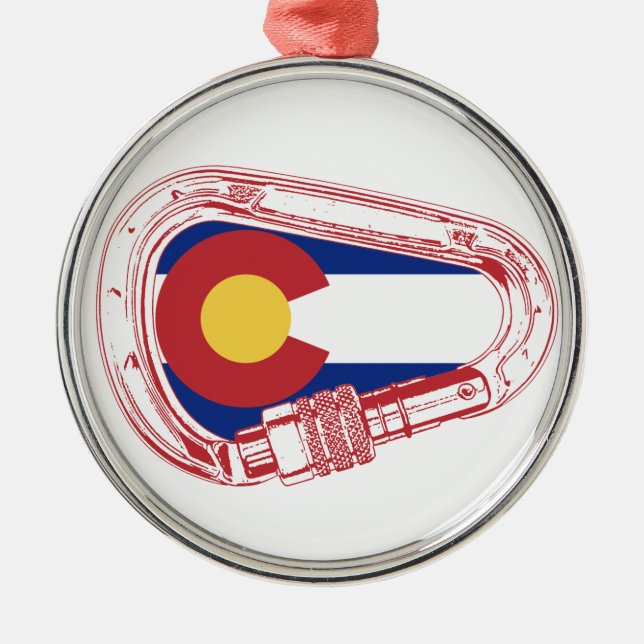 Colorado Climate Carabiner Julgransprydnad Metall (Framsidan)