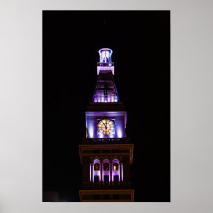 Colorado Clock Torn Poster