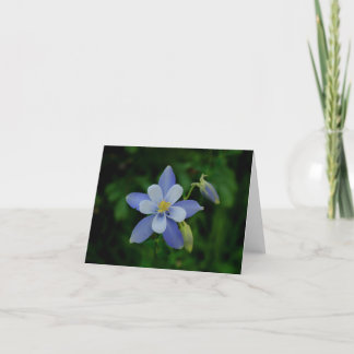 Colorado Columbine noterar kortet Kort