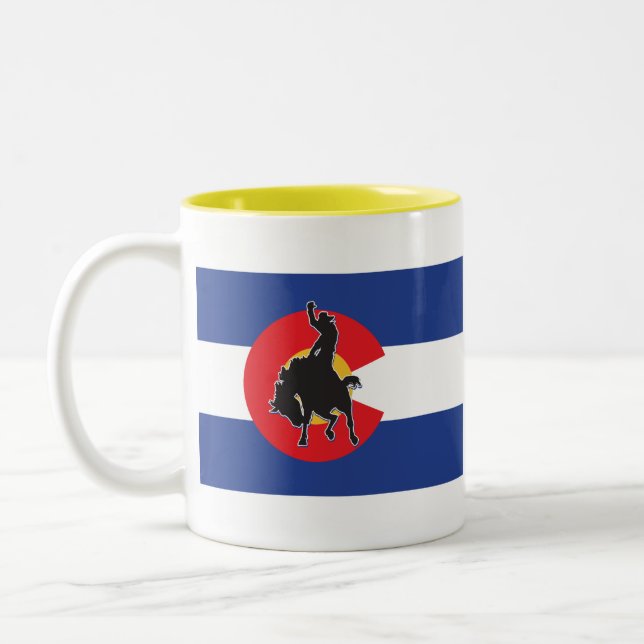 Colorado Cowboy Två-Tonad Mugg (Vänster)