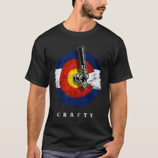 Colorado Craft Beer Crafty Brewery T Shirt