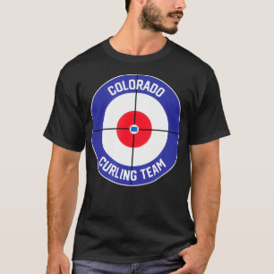Colorado Curling Team Sweep Sten CO State T Shirt