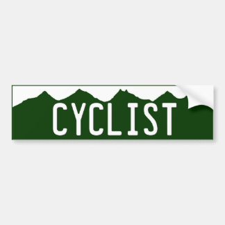 Colorado cyklist bildekal