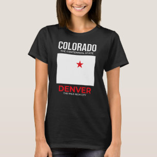 Colorado, Denver – Mile High City, USA T Shirt